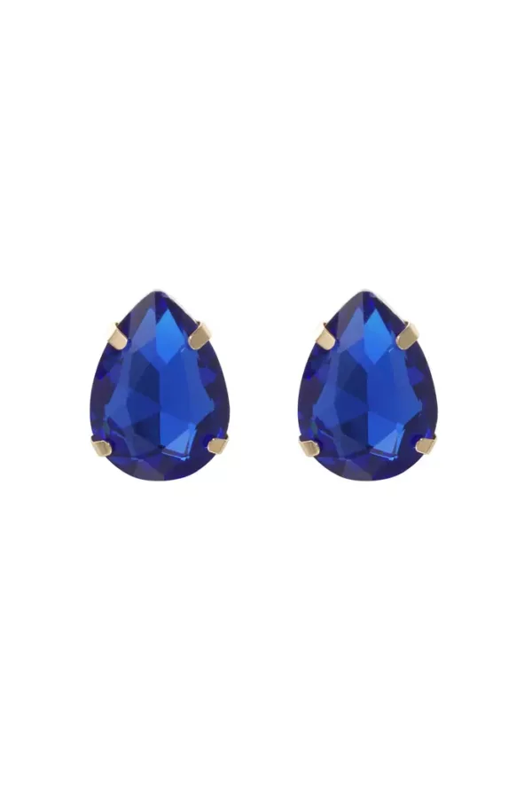 Oorbellen Droplets of Stones blauw