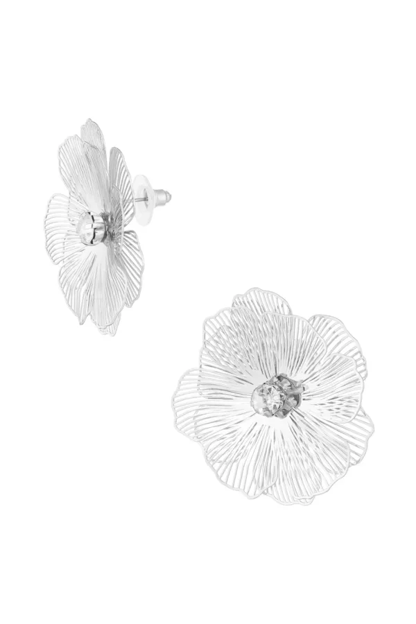 Oorbellen Summer Flowers zilver