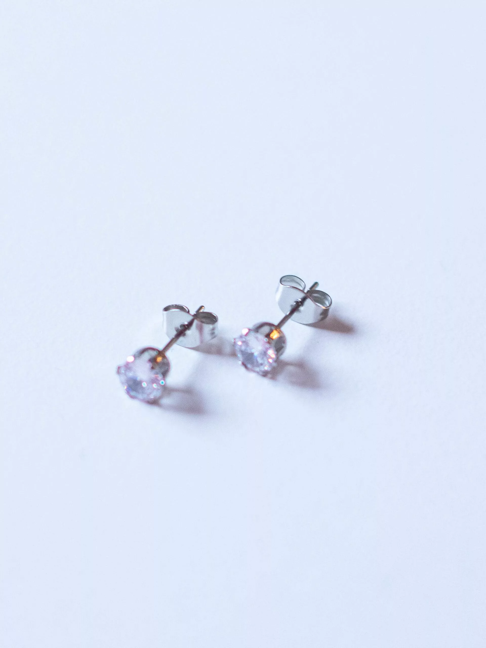 Oorbellen Little ZIrconia zilver