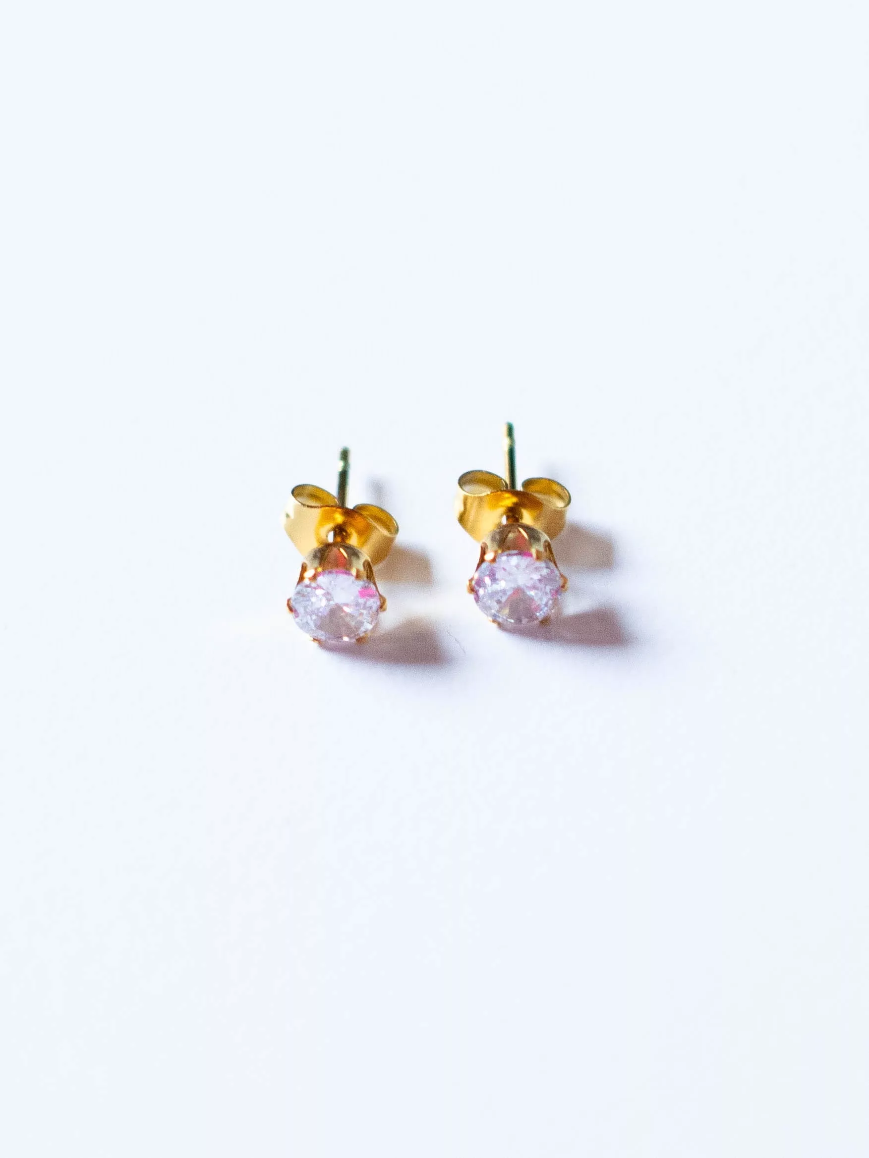Oorbellen Little Zirconia goud