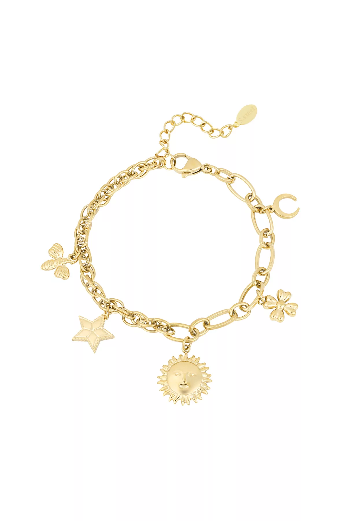 Armband Lucky Charms 1 Armband Lucky Charms goud
