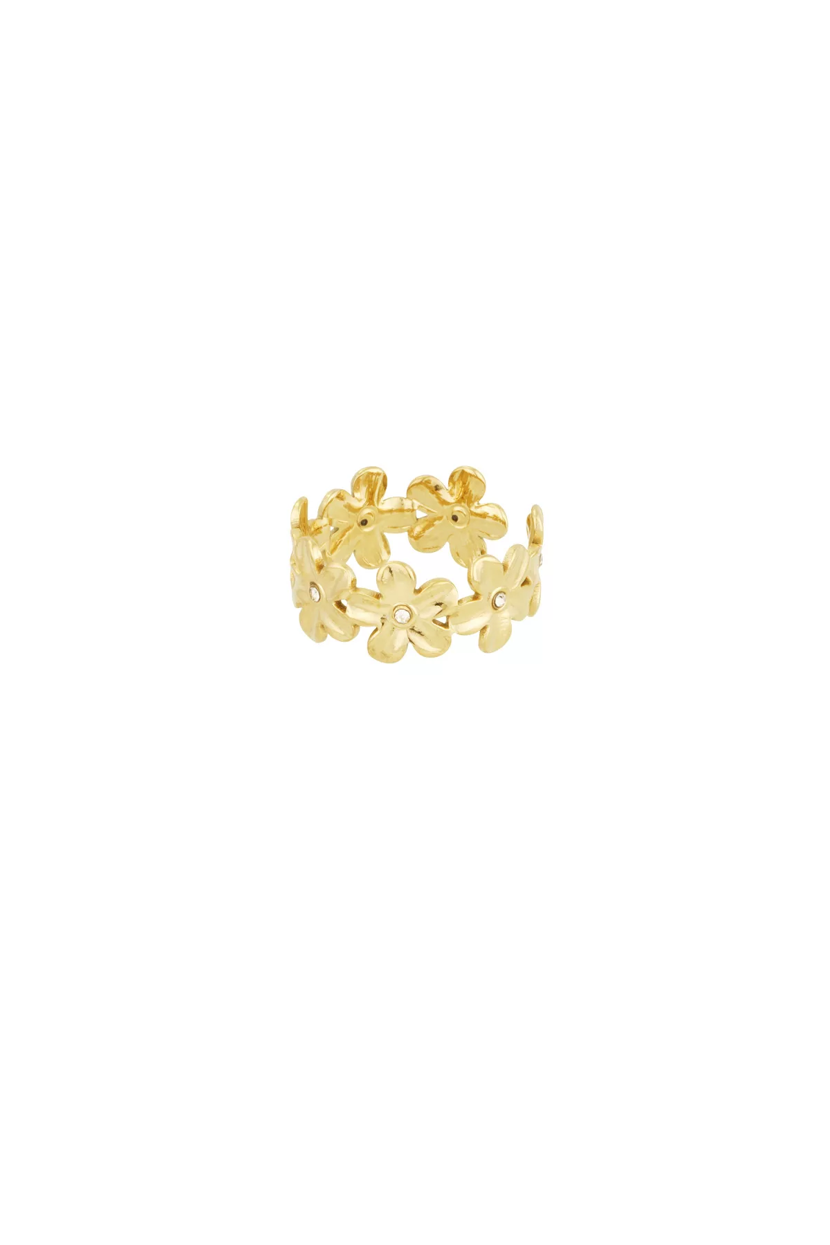 Ring Infinity Flowers goud