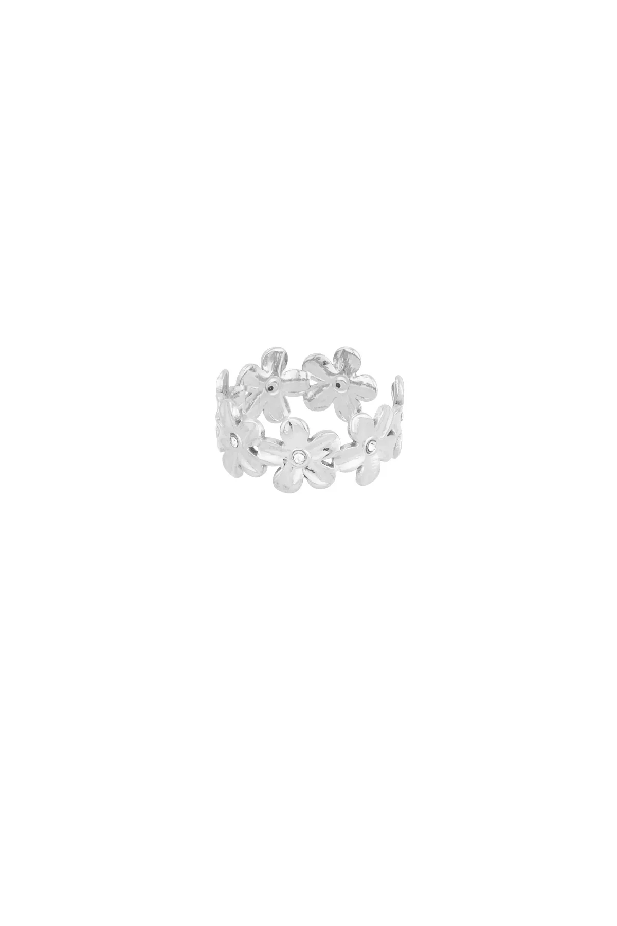 Ring Infinity Flowers zilver