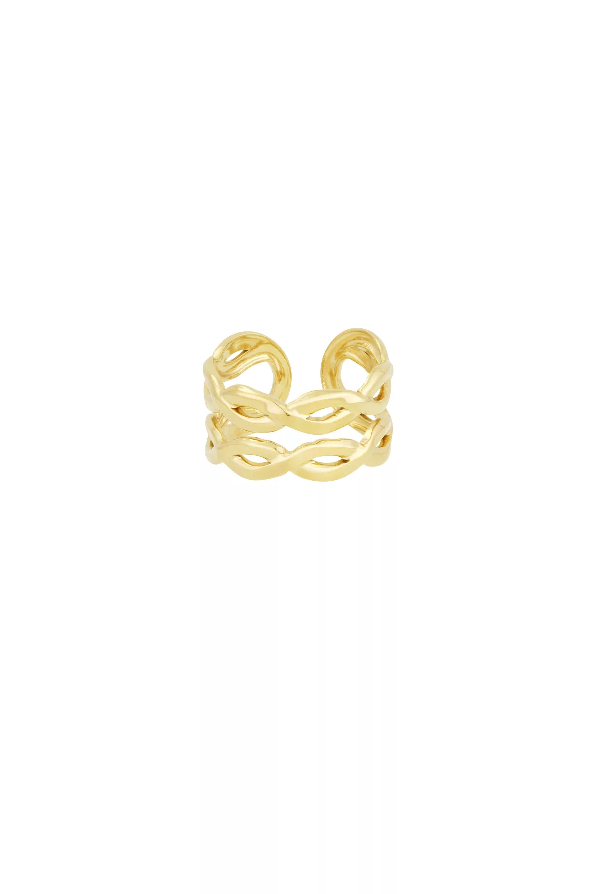 Ring Swirl goud