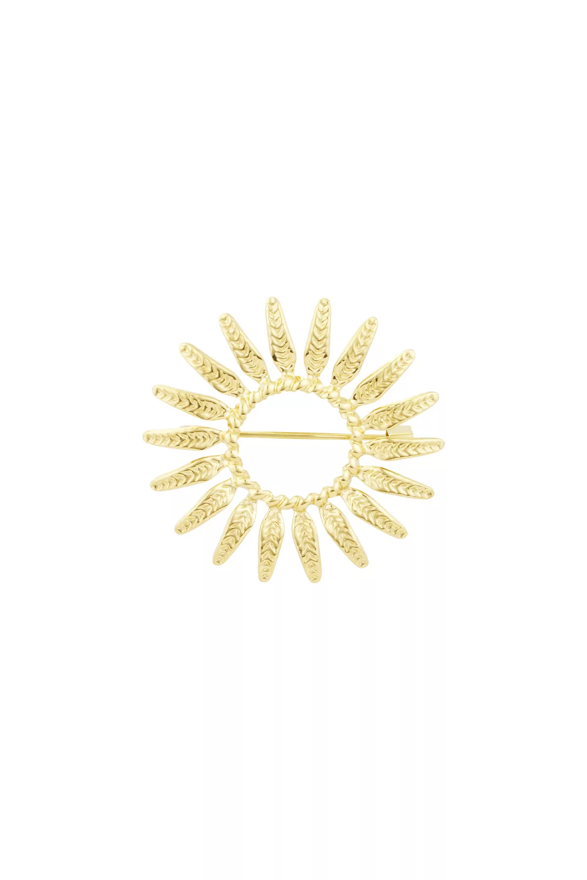 Broche Sunshine 1 Broche Sunshine goud