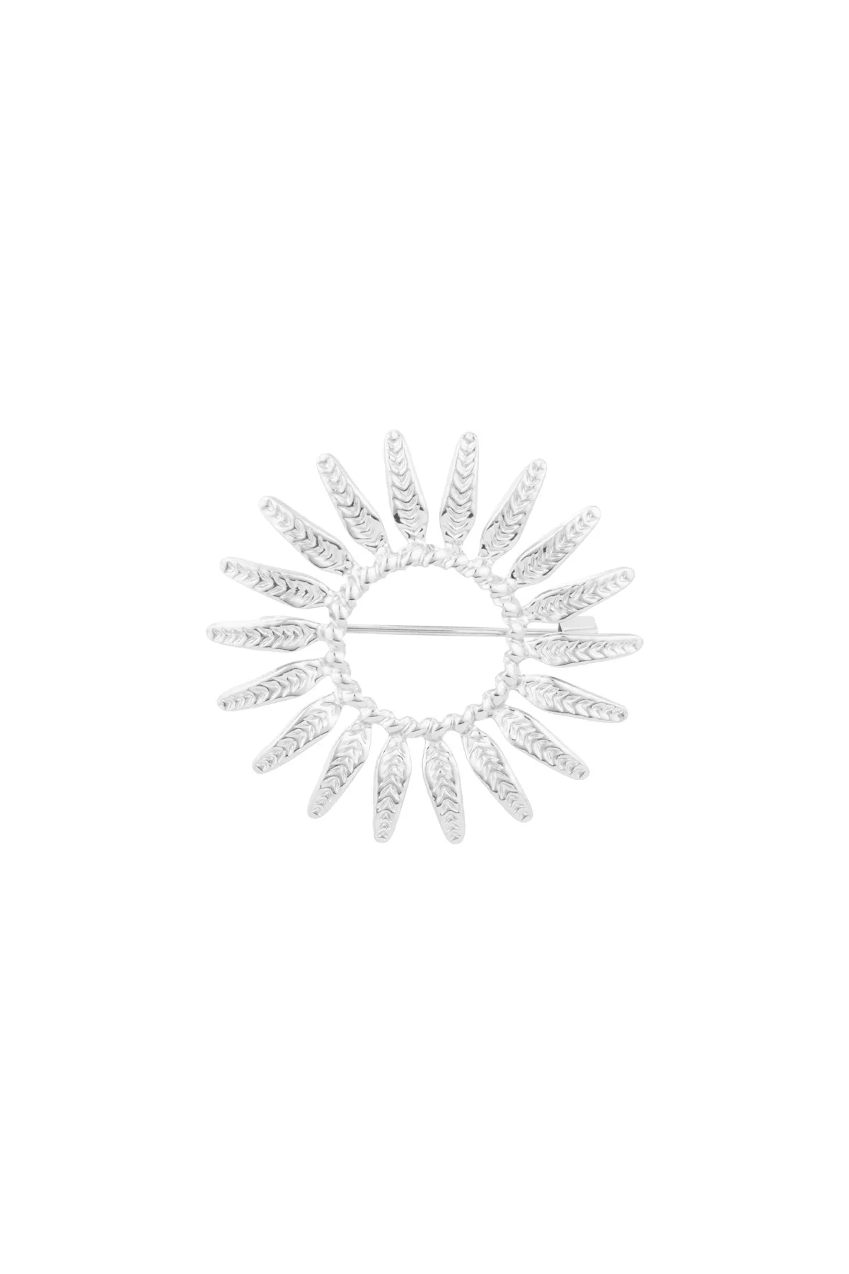Broche Sunshine 2 Broche Sunshine zilver