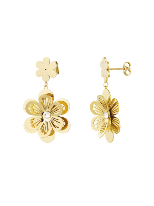 Oorbellen Happy Flowers goud