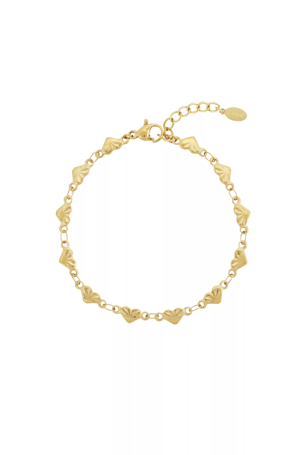 armband Strong Hearts goud