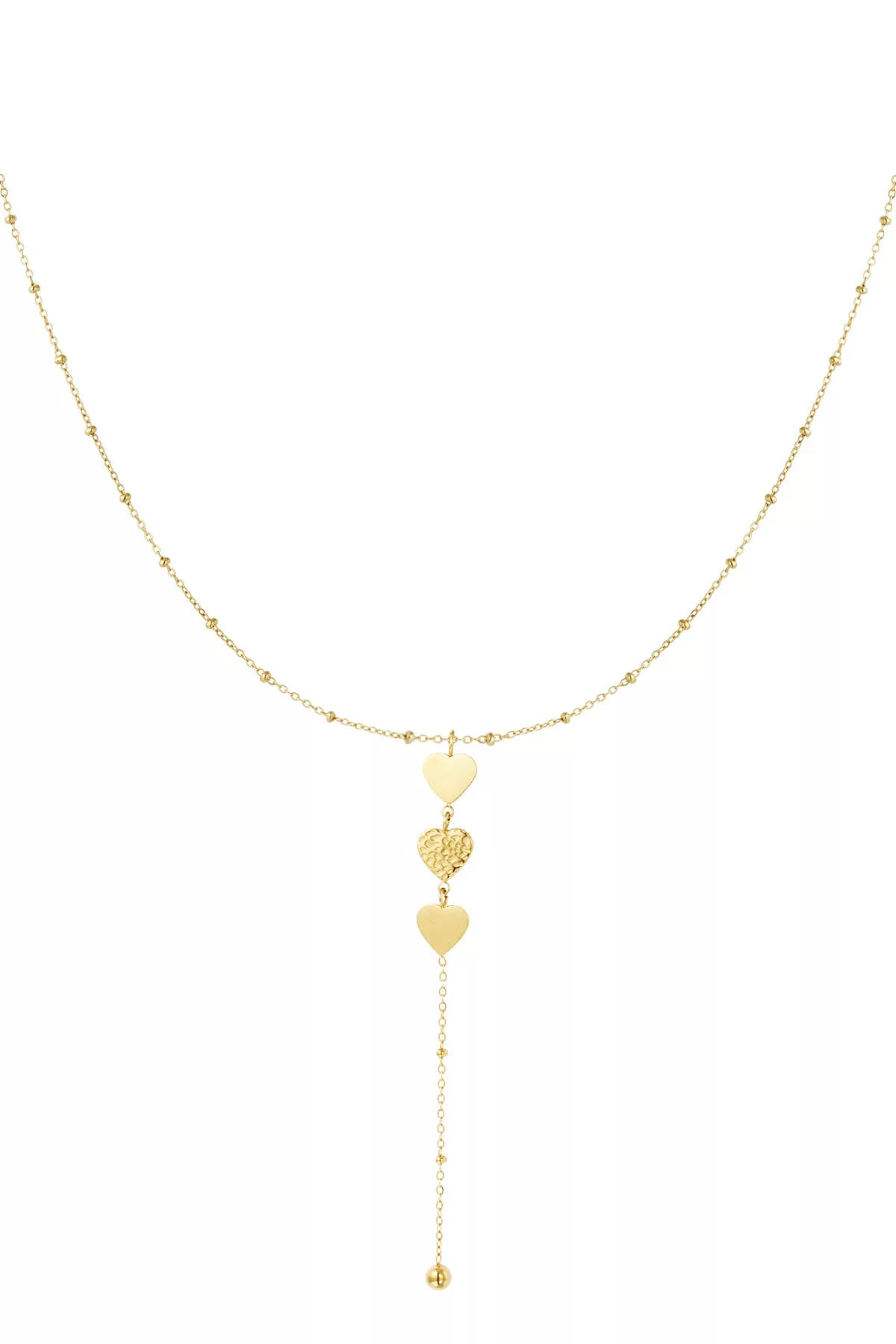 Ketting Summer Hearts goud