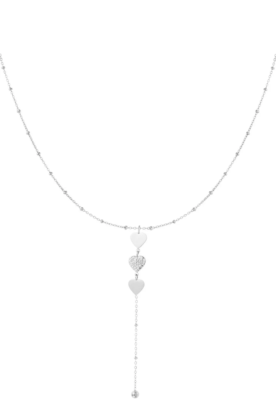 Ketting Summer Hearts zilver