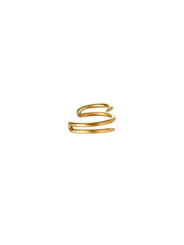 Ear Cuff Spiraal goud