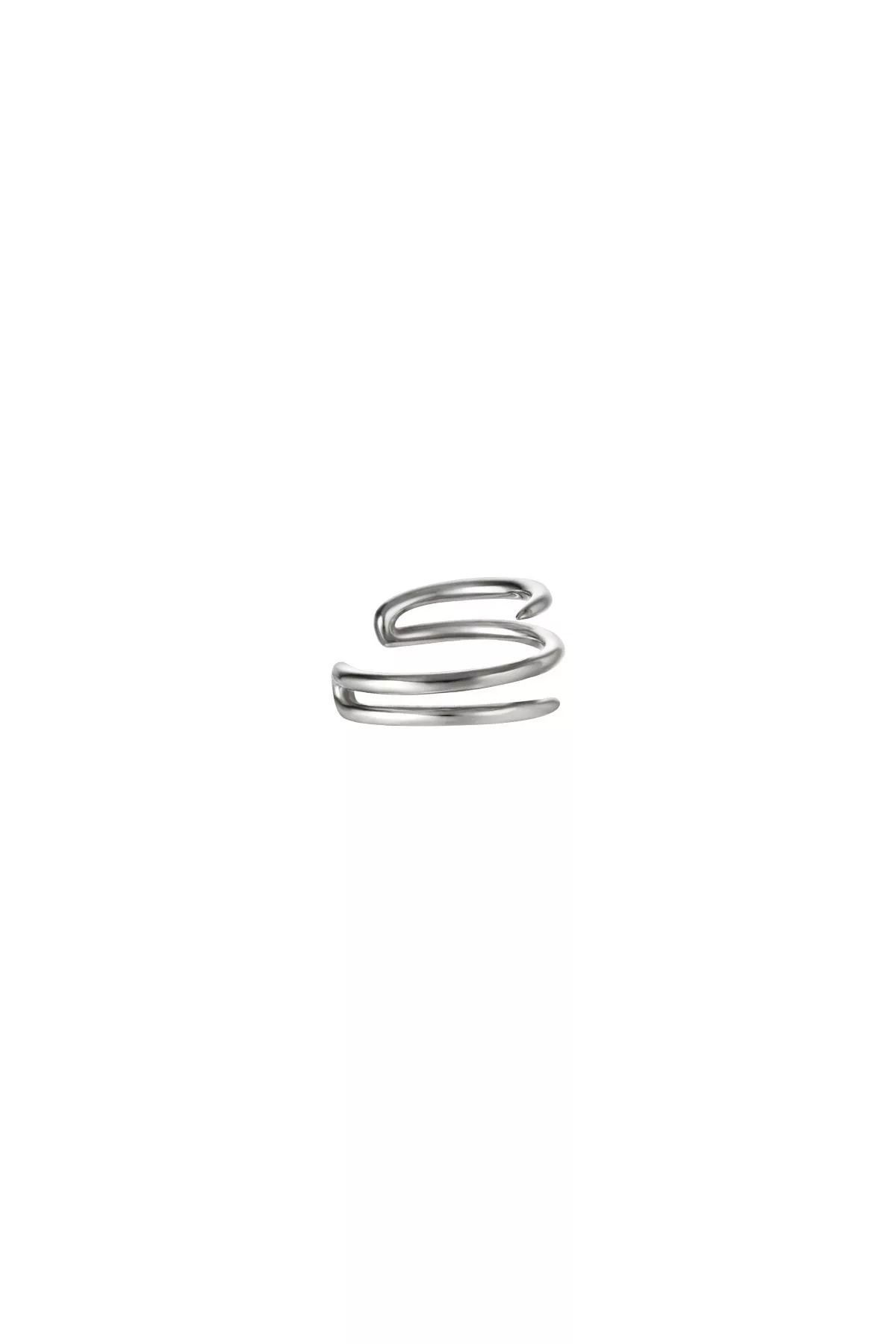 Ear Cuff Spiraal zilver