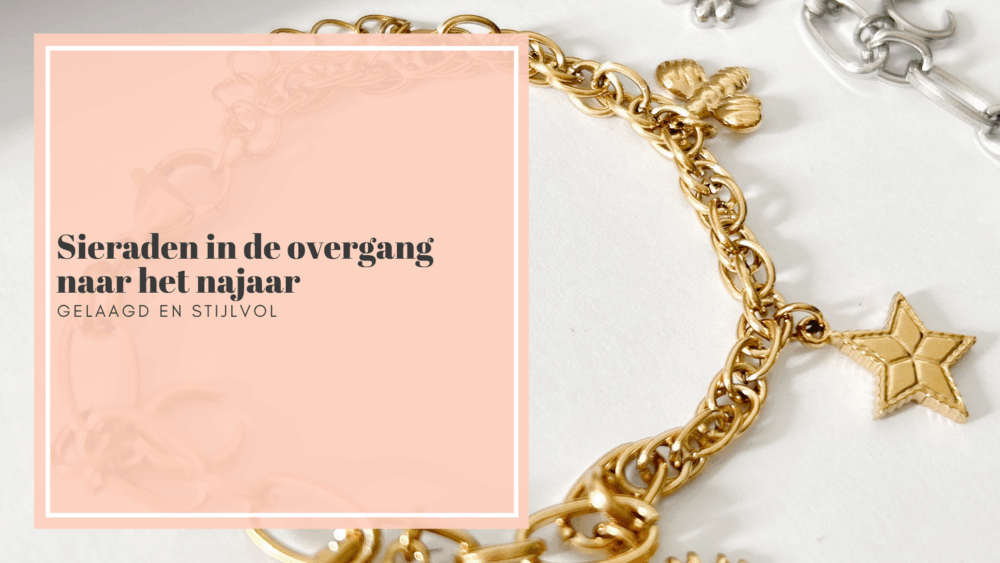 Sieraden in de overgang naar het najaar