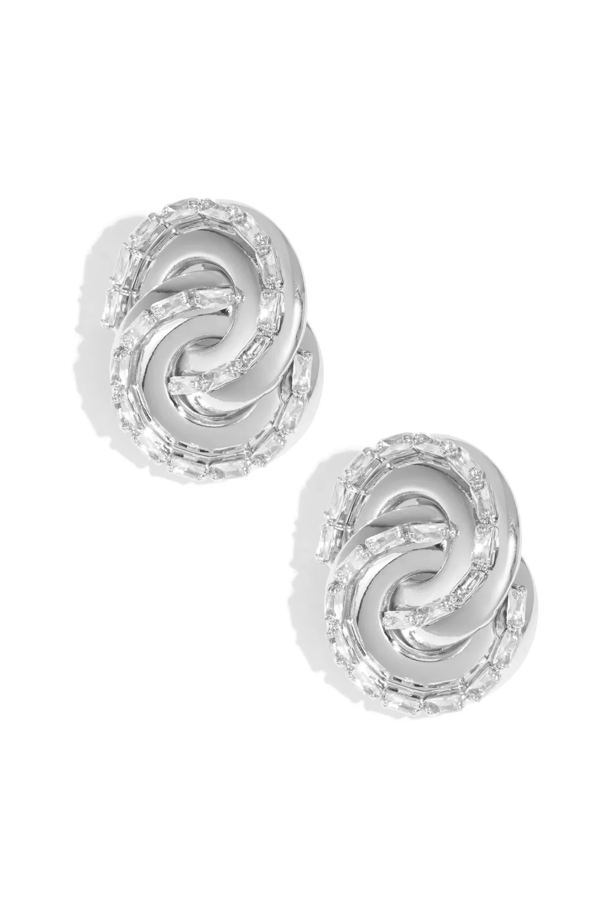 Oorbellen Glamour Studs zilver