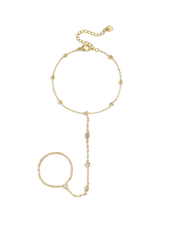 Handchain Monica goud