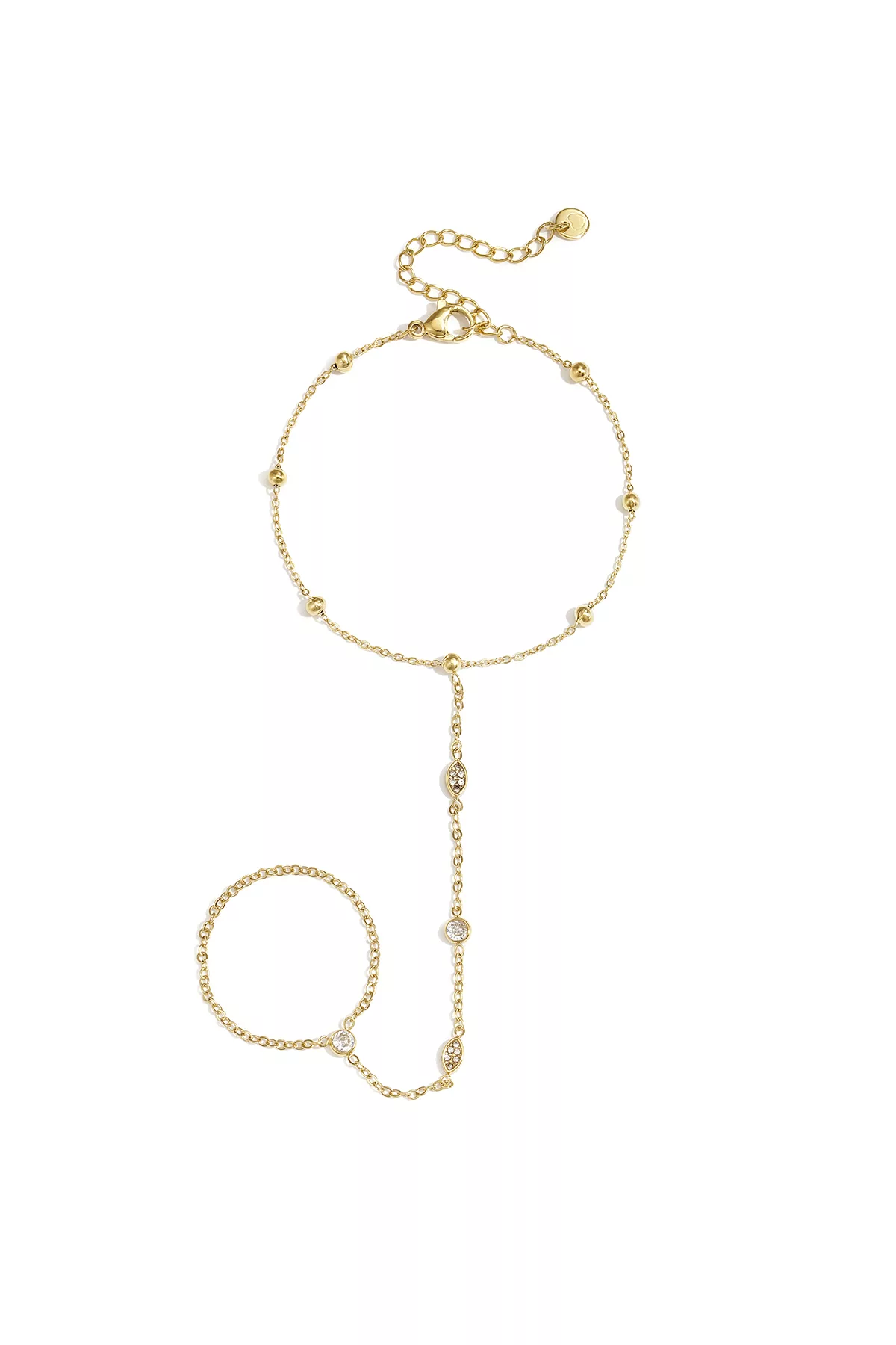 Handchain Monica 1 Handchain Monica goud